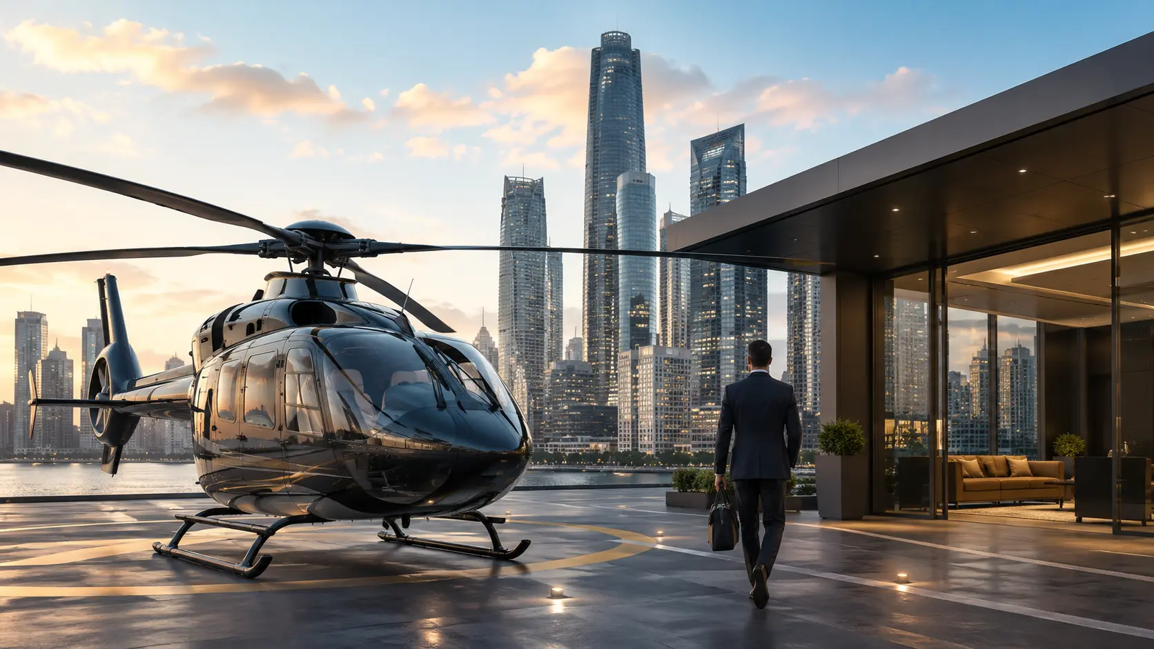 Helicopter aviation service